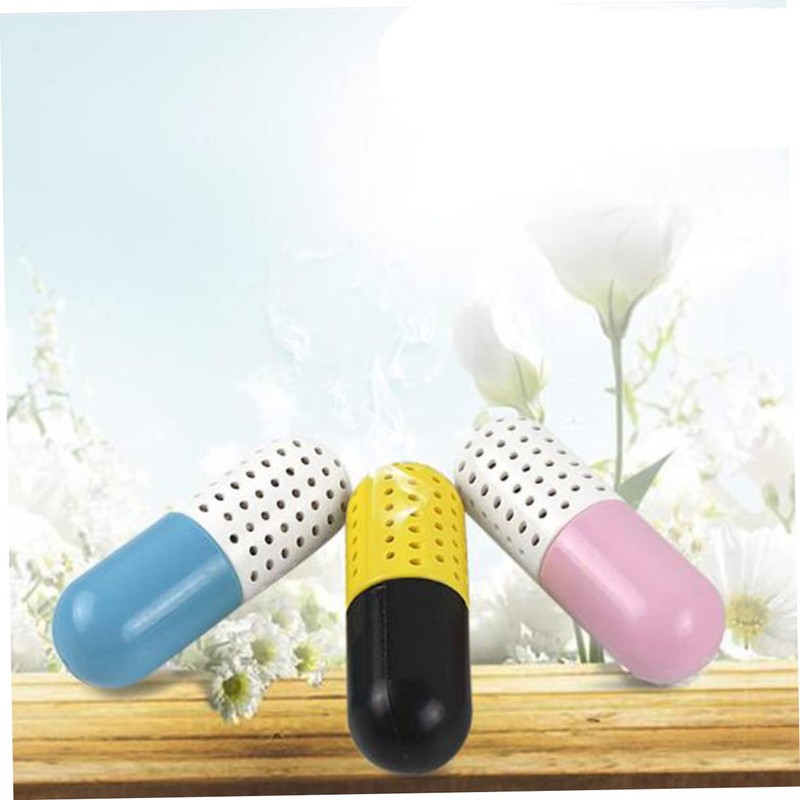 FOMIYES 3pcs Shoes Capsule Shaped Deodoriser Moisture Absorbing Agent for