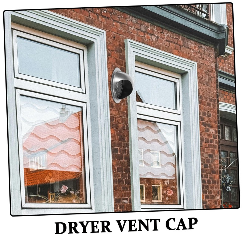 iplusmile Exterior Vent Covers Stainless Steel Dryer Vent Cap Round