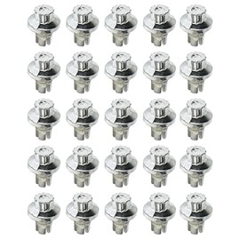 Remaches de Llanta de Rueda, 25 uds. Remaches de Llanta de Rueda de Coche Tuercas de Remaches de Labio para Llantas de Rueda de la Serie AH Ds Tapa de Tornillo de Labio Neum¨¢tico