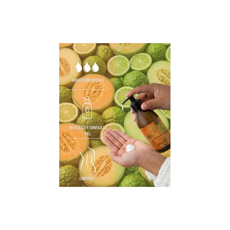 Crema Corporal Oleum Vitae Melon Glow Melón Bergamota 250 G