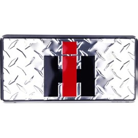 Trade Winds International Harvester Diamond Plate Embossed Metal Novelty License Plate TAG
