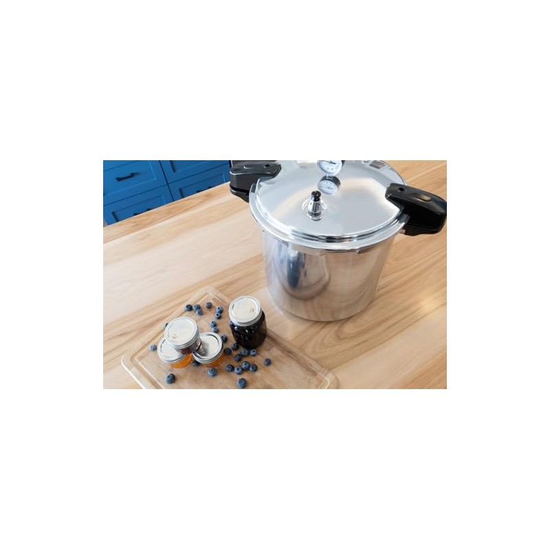 NESCO 16.9 QT MANUAL PRESSURE CANNER, PRESSURE COOKER WITH PRESSURE