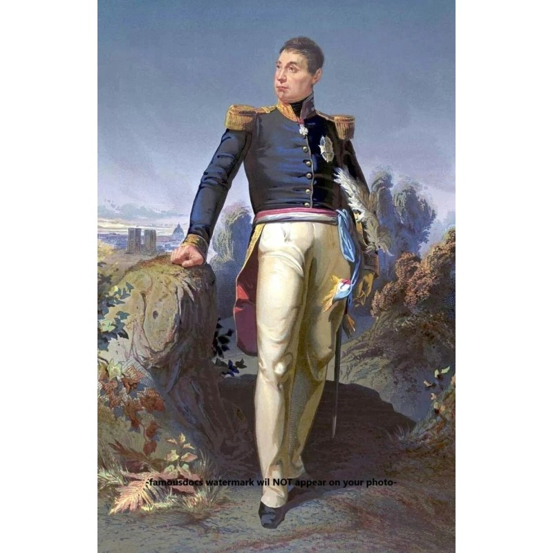 Gilbert du Motier Marquis de Lafayette Portrait PHOTO George Washington