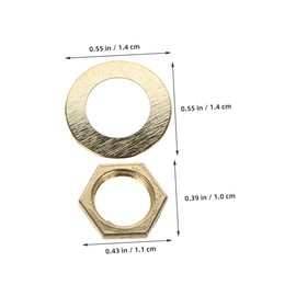 SUPVOX 1 Set DIY Clock Mechanism Parts Clock Repair Movement Components with Washers Nuts Modern Design Versatile Accessories for Home Office