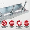 4 Pcs 8" Boat Trailer Bunk Brackets, Swivel Top Bunk