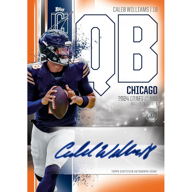 2024 Topps Signature Class Football Trading Card Box (Look for