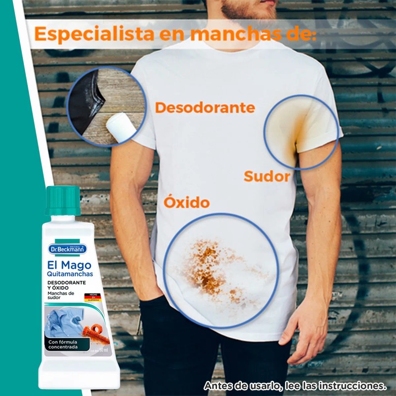 Mago Quitamanchas #5 Desodorante Y Óxido Dr. Beckmann