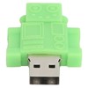 Cartoon U Disk Green Robot Appearance High Speed Bulk Storage