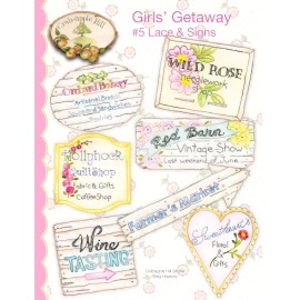 Crabapple Hill Studio Girls Getaway #5 Lace & Signs by Crabapple Hill Studio