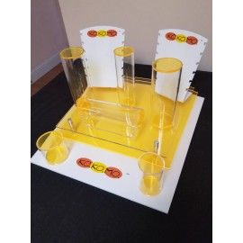 Custom Made Modern Custom Designed 10 pcs Acrylic Jewelry Display Set