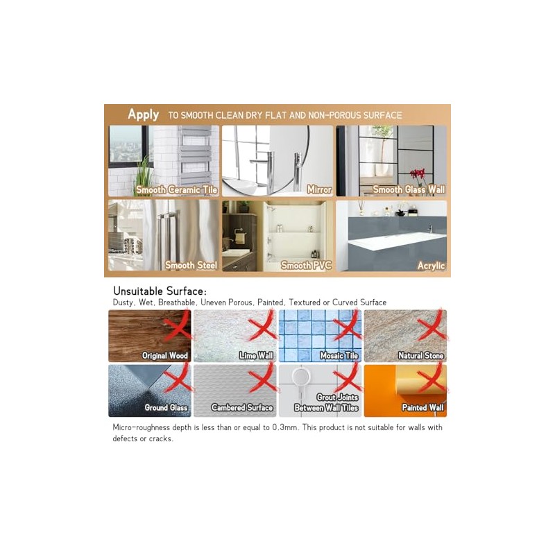 LEVERLOC Shower Caddy Suction Cup 2 Pack, Shower Organizer Removable