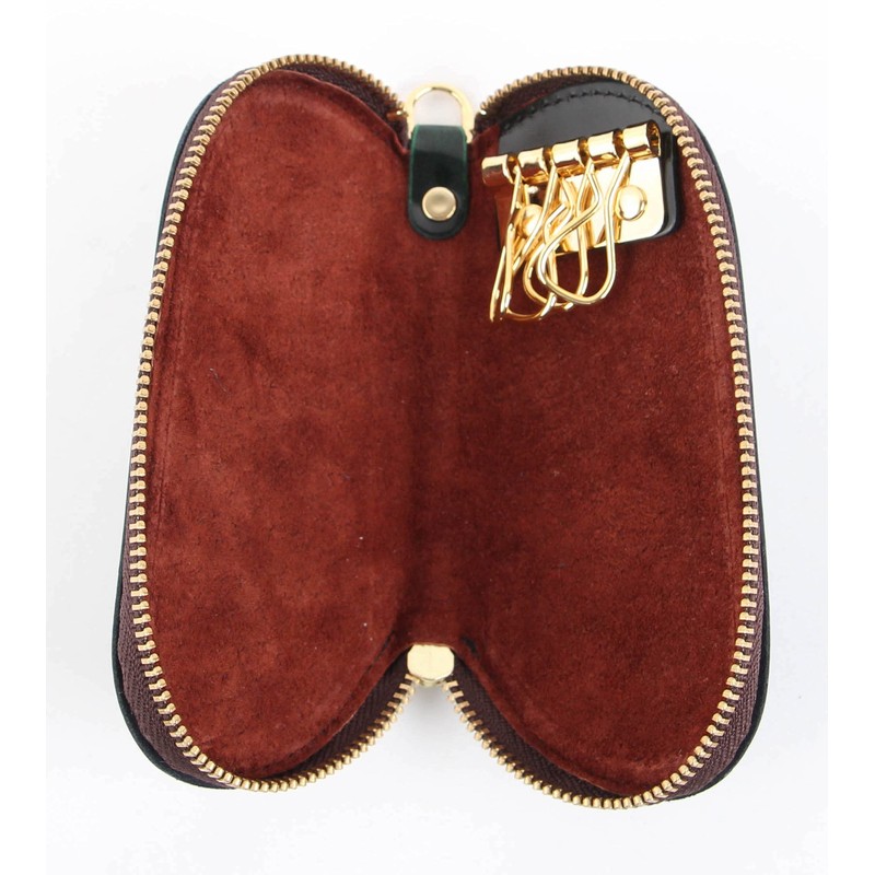 Parley Classic Leather Key Case, green