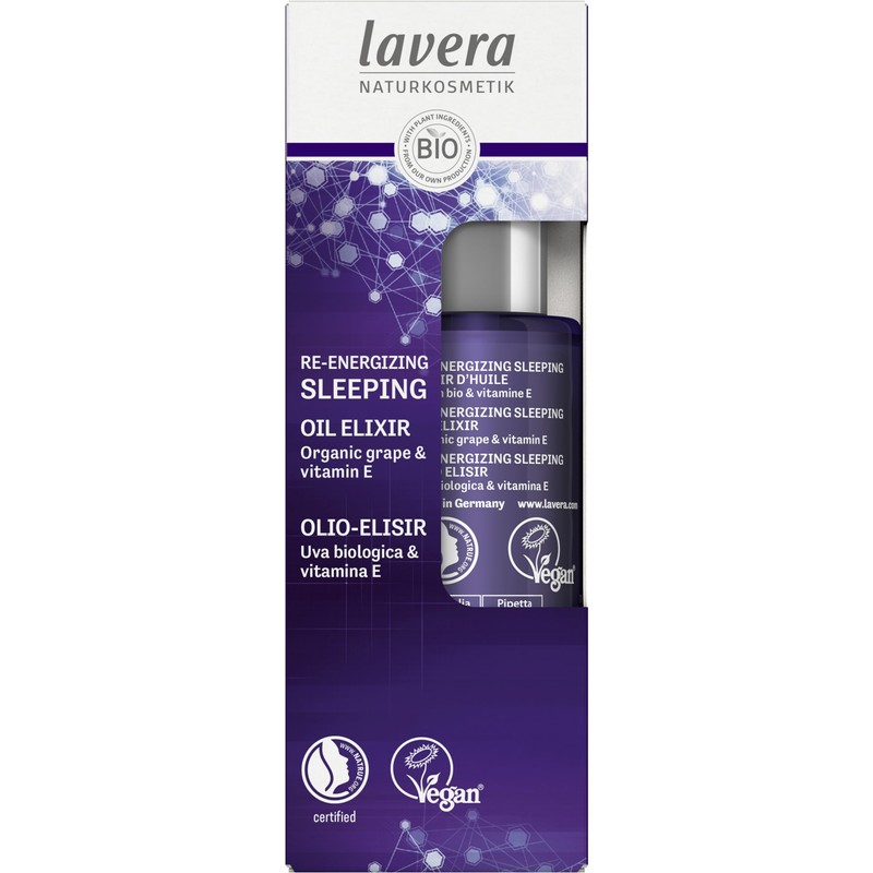 lavera Re-Energizing Sleeping Oil Elixir - natural cell renewal -