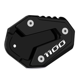Modeer For H.onda Rebel 1100 CMX 1100 2020 2021 2022 2023 Motocycle CNC Kickstand Side Stand Enlarge Extension Pad rebel 1100 cmx1100 Accessories (1100-black)
