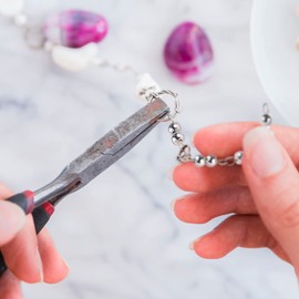 200 Pieces Round Spacer Beads and 200 Pieces Long Tube Beads 3mm 304 Stainless Steel Loose Beads Smooth Charm Beads for DIY Craft Jewelry Making