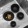 4 PCS Stainless Steel Bathroom Sink,Drain Stoper,Drain Hair Catcher,Shower Drain