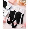 Fourluoo 4 Pair Funny Flamingo Legs Socks for Women 25.6