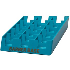 The Barber Base 15 Slot Clipper Blade Tray (Blue)