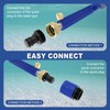 LAANPOLE Jet Nozzle for Garden Hose, 2-In-1 High Pressure Wand