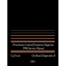 1996 Ford OBD-II Powertrain Control Emissions Diagnosis Service Manual