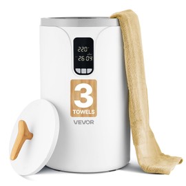 VEVOR Towel Warmers for Bathroom, Towel Warmer Bucket with 24H Delay Timer & Child Lock & Auto Shut Off for Spa Fits up to 3 Oversized Towels, Blankets, Clothes, Bathrobes, PJ's and More