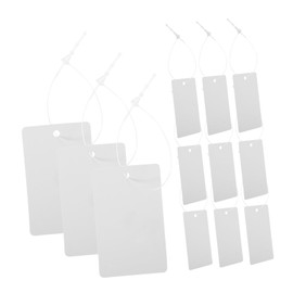 FELTECHELECTR 200pcs Blank Tags for Pricing and Labeling Oil and Tear-Resistant for Clothing Jewelry and Retail Store Supplies