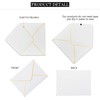 50 PCS White Envelopes 5x7 Invitation Envelopes A7 Size V-Flap