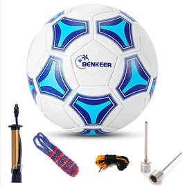 Benkeer Glow in The Dark Soccer Balls -Size3/4/5 Soccer Gifts for Boys Youth and Adult - Traditional Soccer Balls…