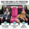 FH GROUP FB030PINK-COMBO Seat Cover Combo Set with Steering Wheel