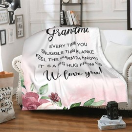 UHANKRU Grandma Gifts - Grandma Birthday Gifts - Gifts for Grandma, Gifts for Grandma Birthday, Birthday Gifts for Grandma, Grandma Gifts for Christmas, Grandma Blanket, 60"x50"