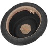 Stetson Dawson Black Pork Pie, Men's Summer Hat with UV