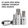 MIXPOWER 20PCS 1/4", 3/8", 1/2" Drive Spline Tip Bit Socket