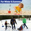 YEITSNOW Kids Snow Shovel Snowman Maker Portable Snow Removal Winter