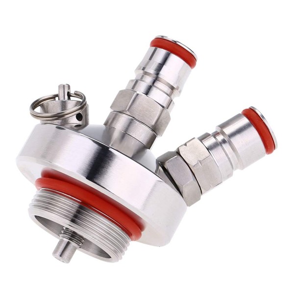 Mini Keg Dispenser Stainless Steel Beer Spear Quick Fitting Connector for Home Brew Marking