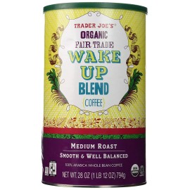 Trader Joe's Organic Fair Trade Wake Up Blend Coffee 28 oz