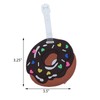 SandT Collection Fun Food Luggage Tag - Brown Donut