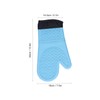 Silicone Oven Mitts with Cotton Heat Insulated Anti Scalding Baking