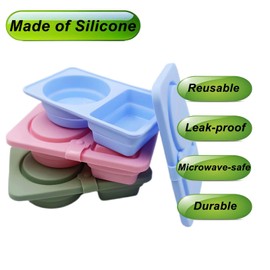 MGMGART - Caja de almacenamiento de silicona (3 unidades, silicona)