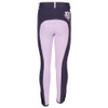 PFIFF Elisa - Pantaloni da Equitazione per Bambini, Blu (Blu/Lilla),