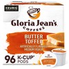Gloria Jean's Coffees Butter Toffee, Single-Serve Keurig K-Cup Pods, Flavored