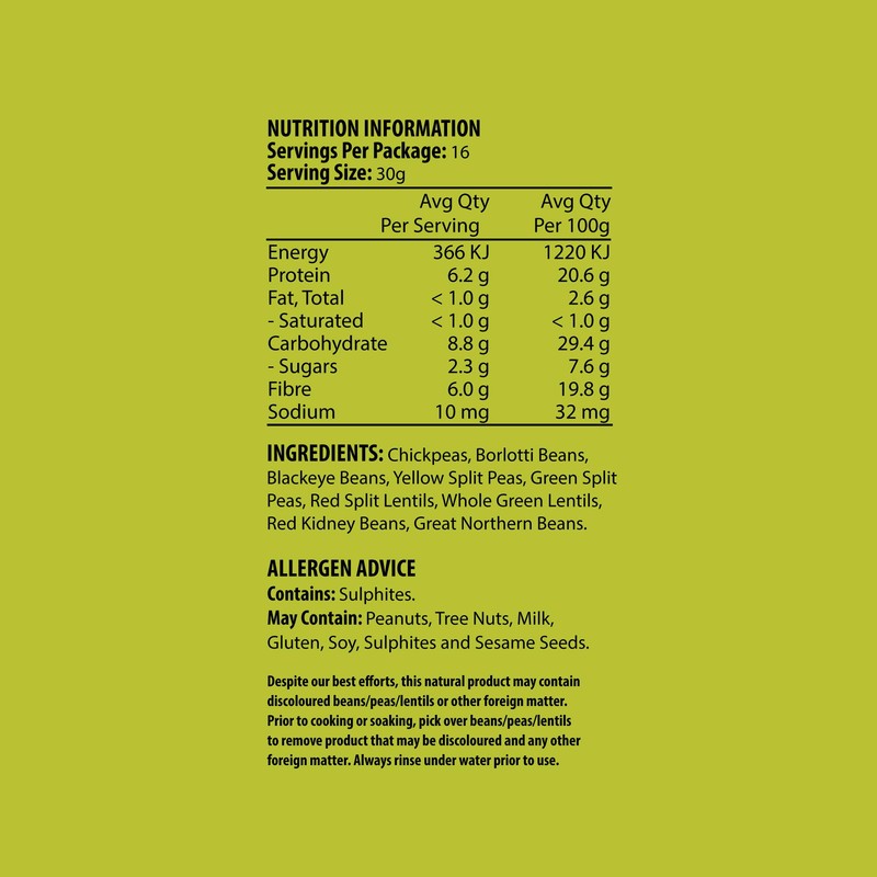 J.C.'S QUALITY FOODS Premium Italian Soup Mix, 500 g