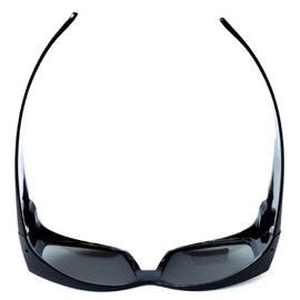 Polarized Fit Over Rectangular Frame - Black