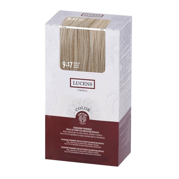 Lucens Permanent Colouration Almond 9.17 - Hair Colour with High