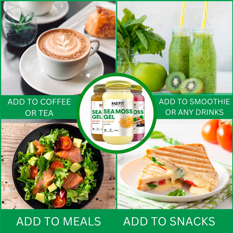 Sea Moss Gel Grapefruit Wild-Harvested 24oz Wildсrafted Gold Sea Moss