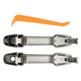 1 Pair Exterior Door Handle Magnetic Gray fits Camry 2012-2017 Front Left Front Right Replaces 6921106090C0, 6925006020C0 Without Push Button Start & Sensor, Without Smart Entry System