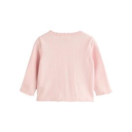NEXT Cardigan, Butterfly Embroidered Pink