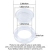 2 Inch 2 Set Silicon Patio Table Umbrella Hole Ring