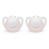 NUK Newborn Orthodontic Pacifiers, Girl, 0-2 Months, 2-Pack