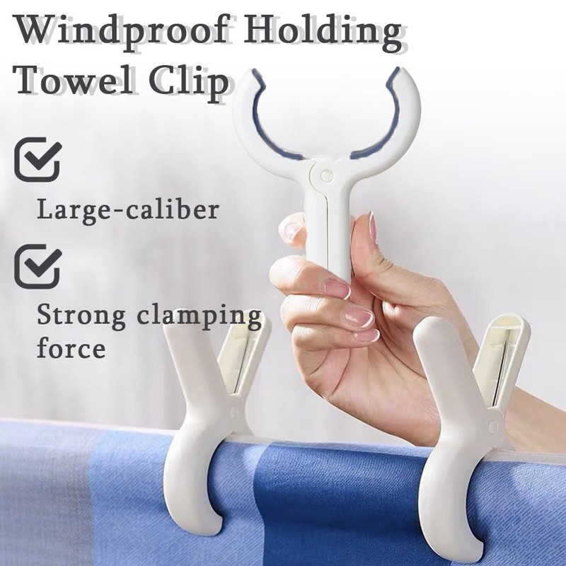 Towel Clips Beach Towel Pegs Set of 8 Packs Large