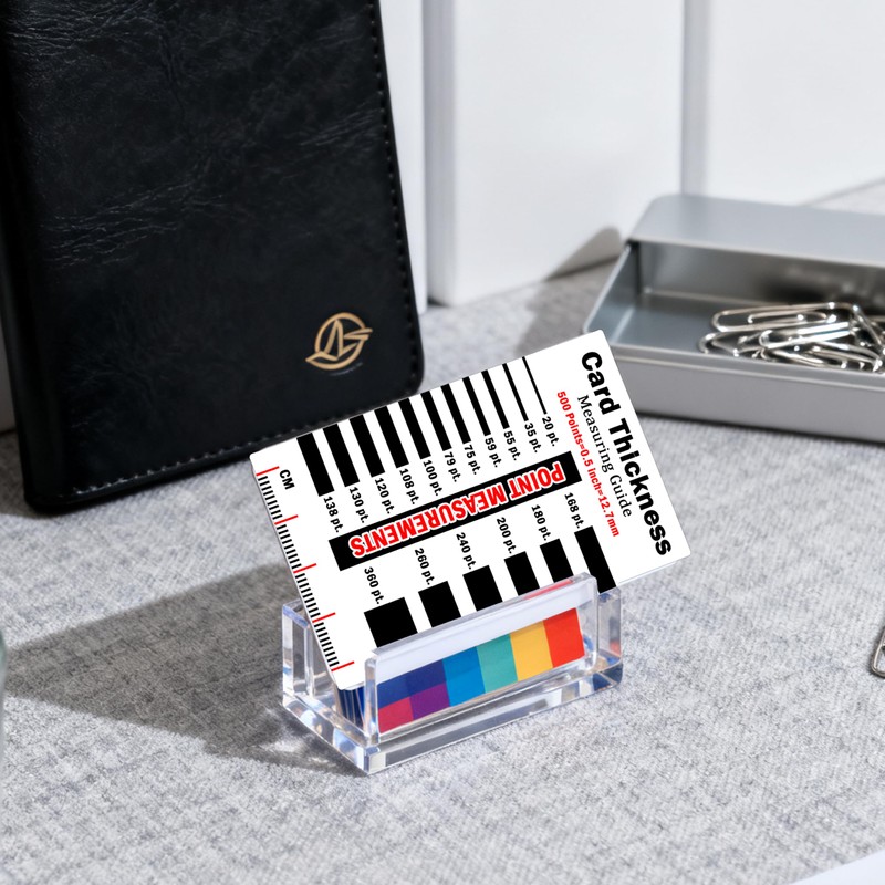 2 Pack Sports Card Thickness Measuring Card 2.13 x 3.38
